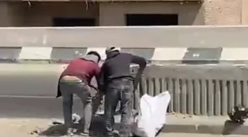 فيديو يوثق سرقة حديد الدائري والعقوبة القانونية المنتظرة للمتورطين في الواقعة